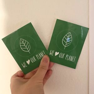 Eco Friendly/ Love our Planet Stickers♻️🌱 (3/$16 or 1 for $8)